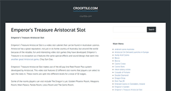 Desktop Screenshot of crooftile.com