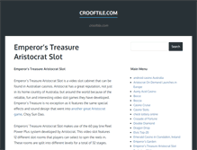 Tablet Screenshot of crooftile.com